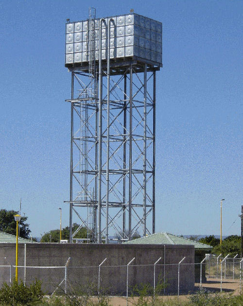 Sectional Water Tanks with Tower