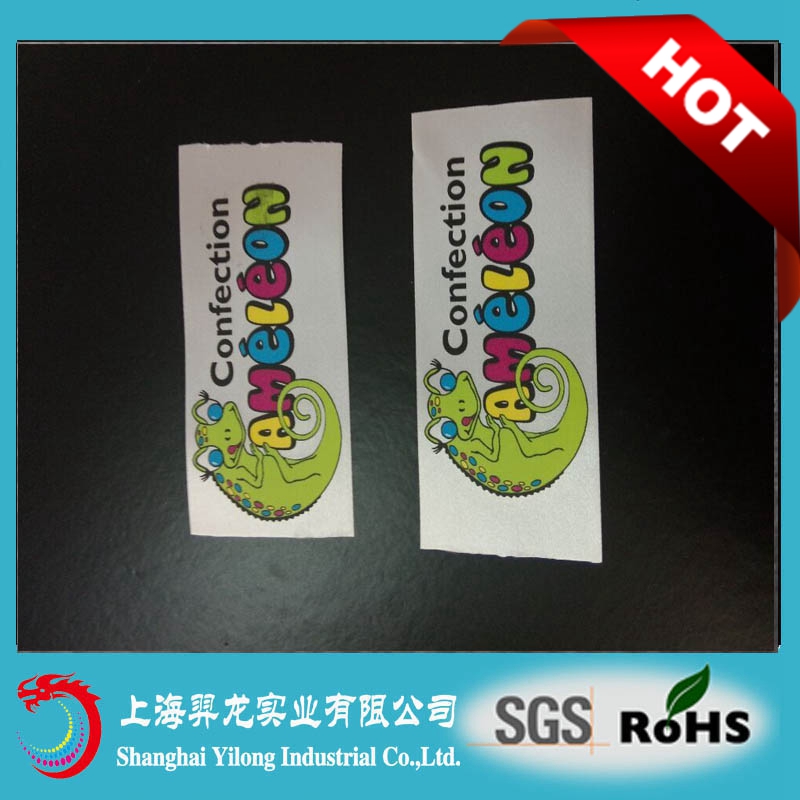 Factory Cheap Price Satin Wash Care Label with Silk Screen Printing EL54