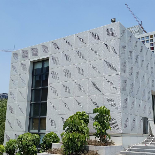 Architectural Laser Cutting Exterior Building Panels Aluminum Curtain Wall
