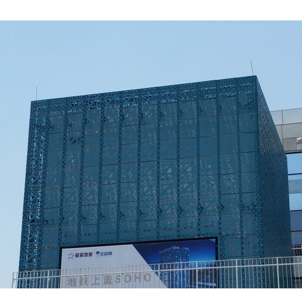 Architectural Laser Cutting Exterior Building Panels Aluminum Curtain Wall
