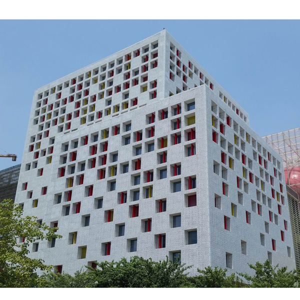 Architectural Laser Cutting Exterior Building Panels Aluminum Curtain Wall