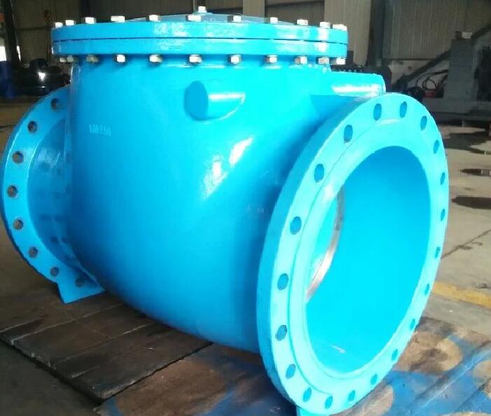 Pn16 BS5153 Ductile Iron Swing Check Valve with Epoxy Coating